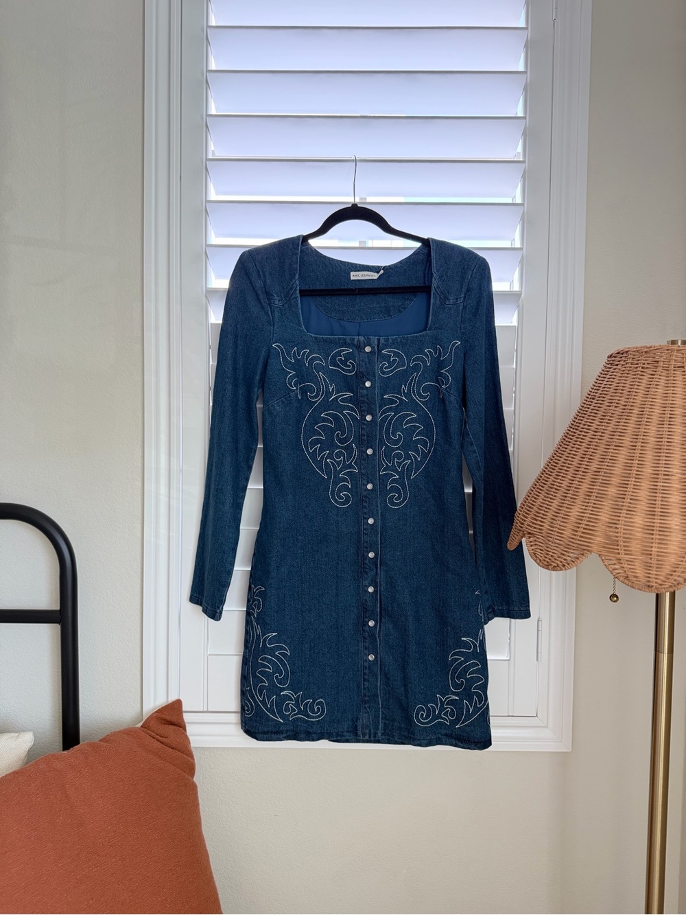 Avec Les Filles western denim dress